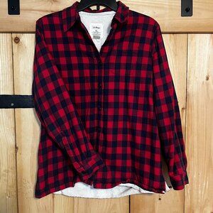 L. L. Bean Fleece Lined Flannel (xs)